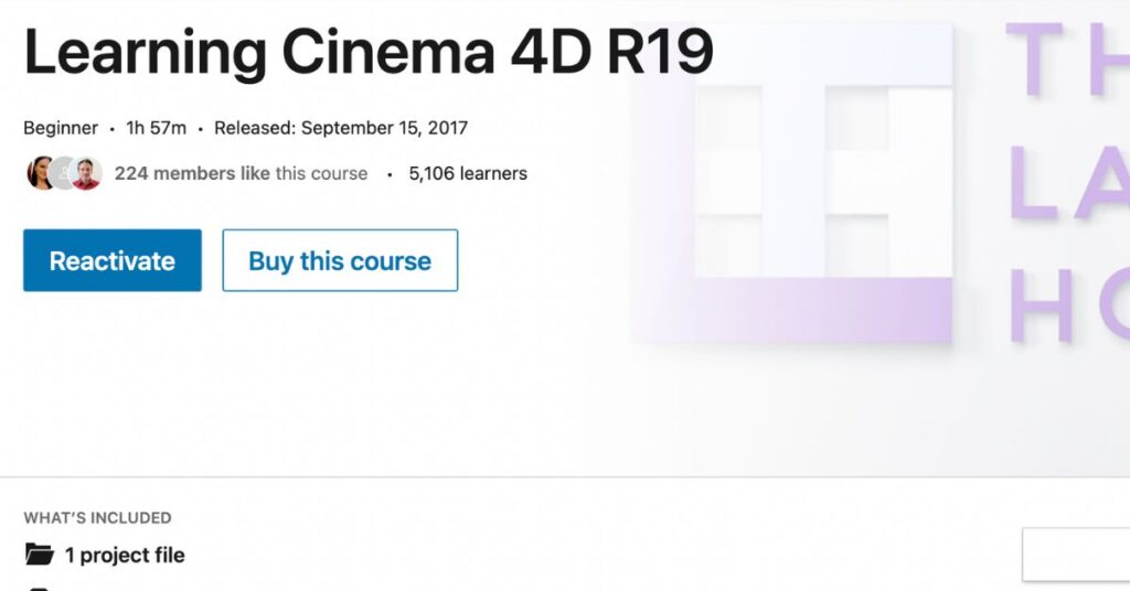 Learning Cinema 4D R19