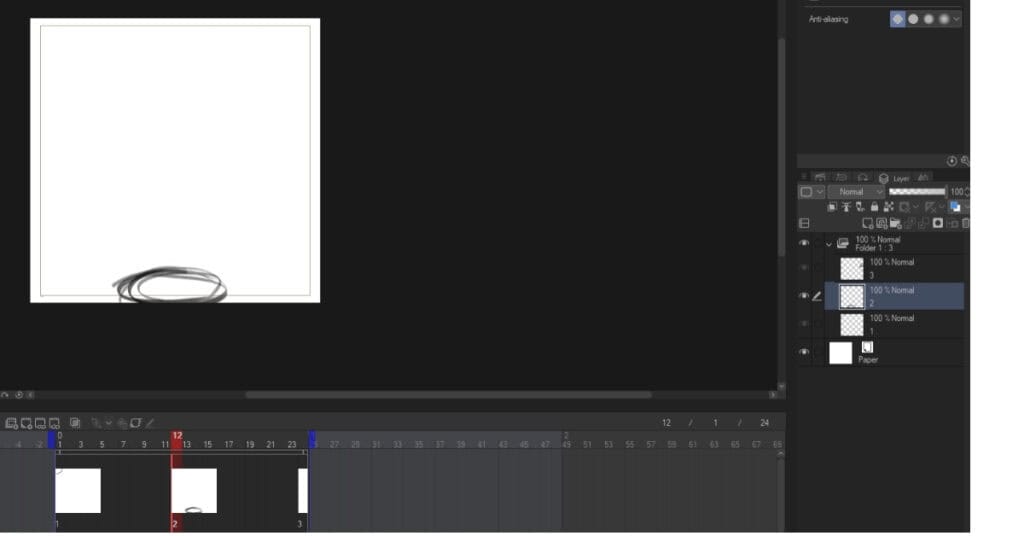 Clip Studio Paint animation tutorial - step 13