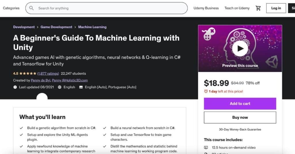 A Beginner’s Guide to Machine Learning with Unity