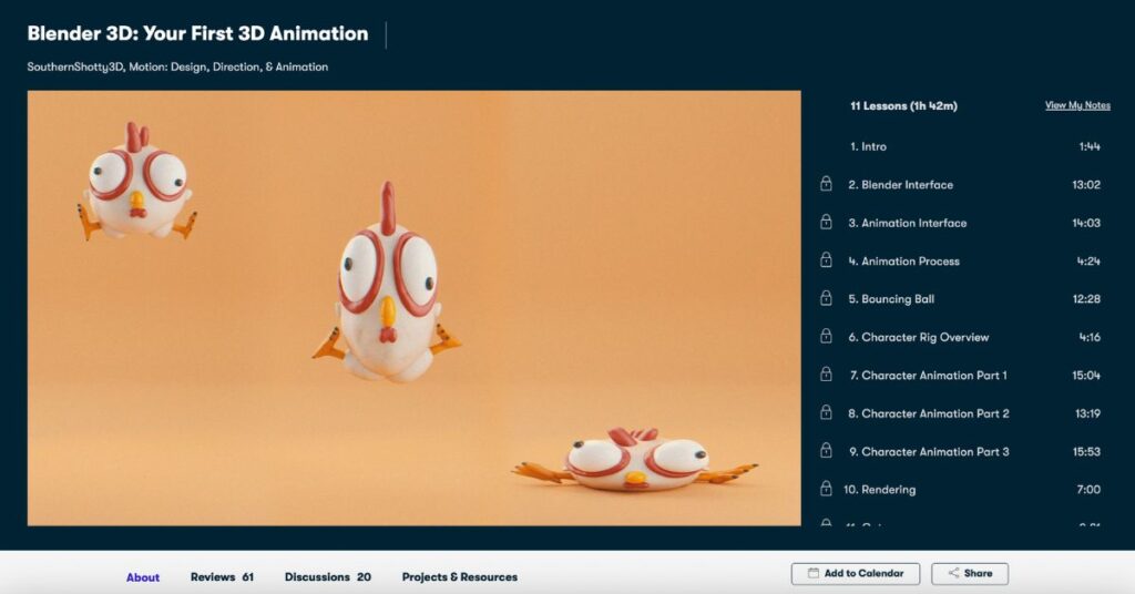 Blender 3D: Your First 3D Animation