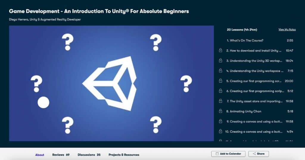 Game Development - An Introduction To Unity For Absolute Beginners