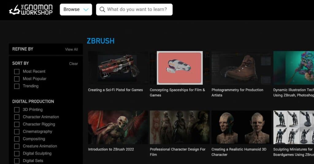 Gnomon Workshop Tutorials On Zbrush