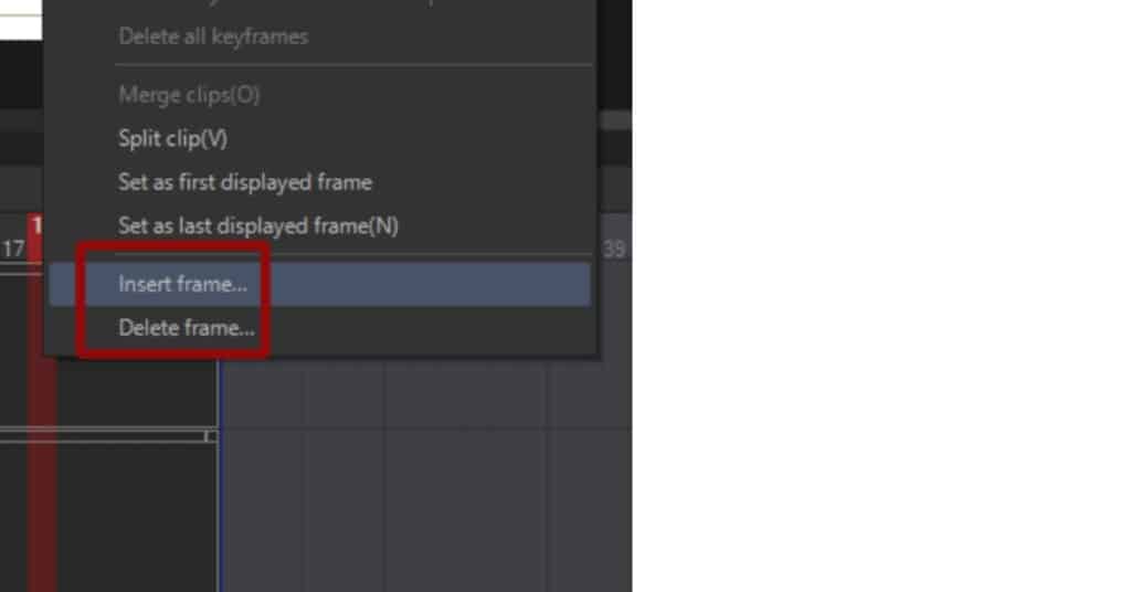 Clip Studio Paint animation tutorial - step 7