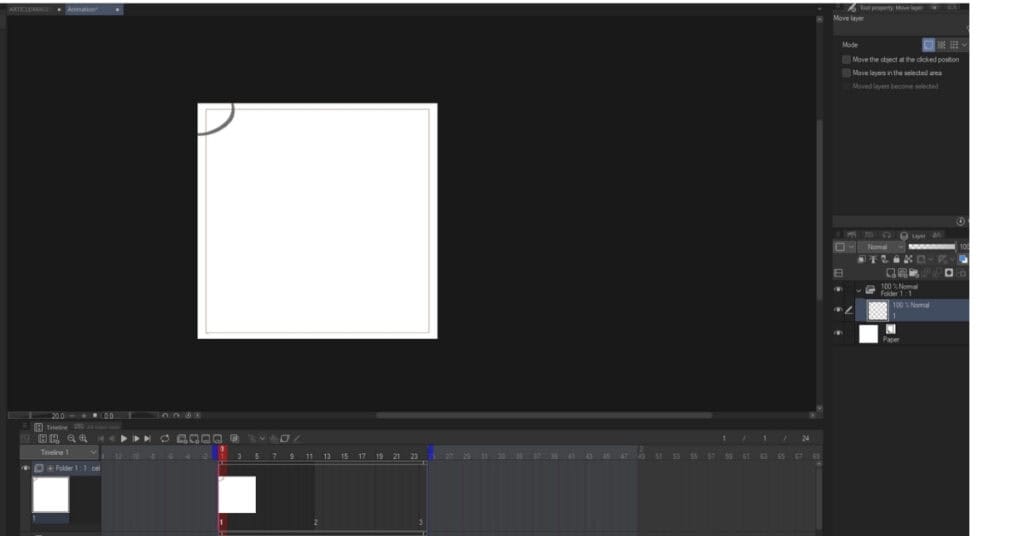 Clip Studio Paint animation tutorial - step 12