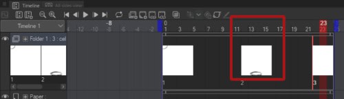 Clip Studio Paint animation tutorial - step 2