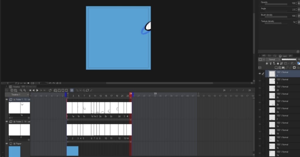 Clip Studio Paint animation tutorial - step 22