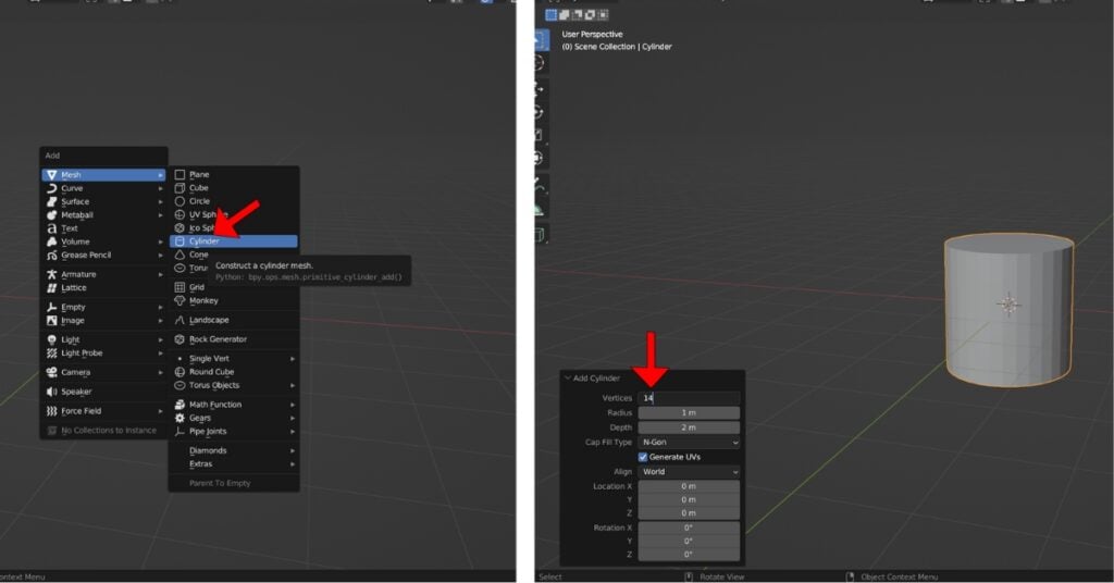 How to make a 3D tree in Blender - step 1
