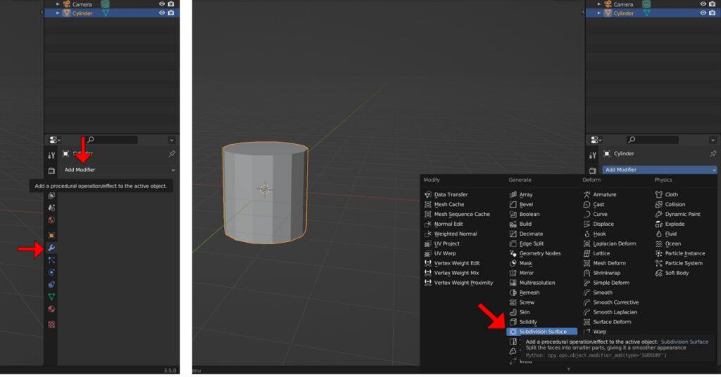 How to make a 3D tree in Blender - step 2