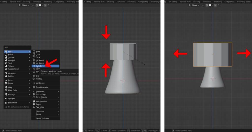 How to make a 3D tree in Blender - step 6