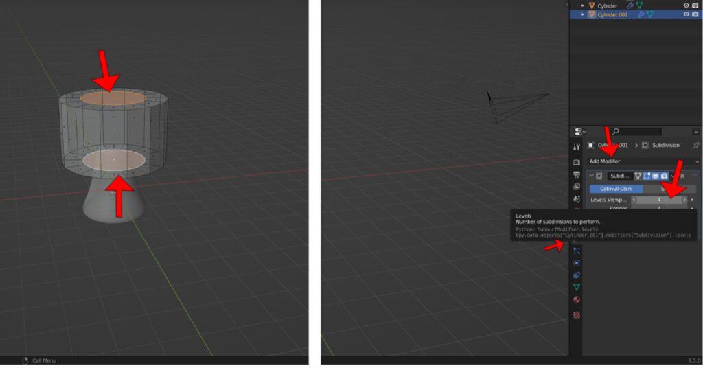 How to make a 3D tree in Blender - step 7