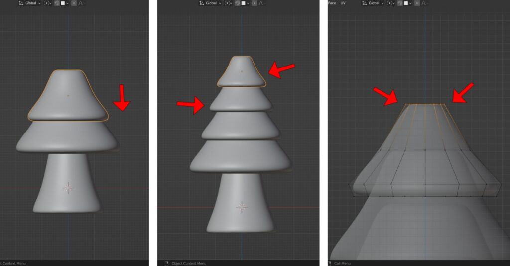 How to make a 3D tree in Blender - step 10