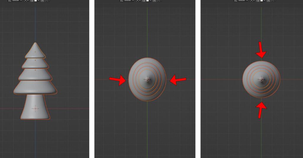 How to make a 3D tree in Blender - step 12