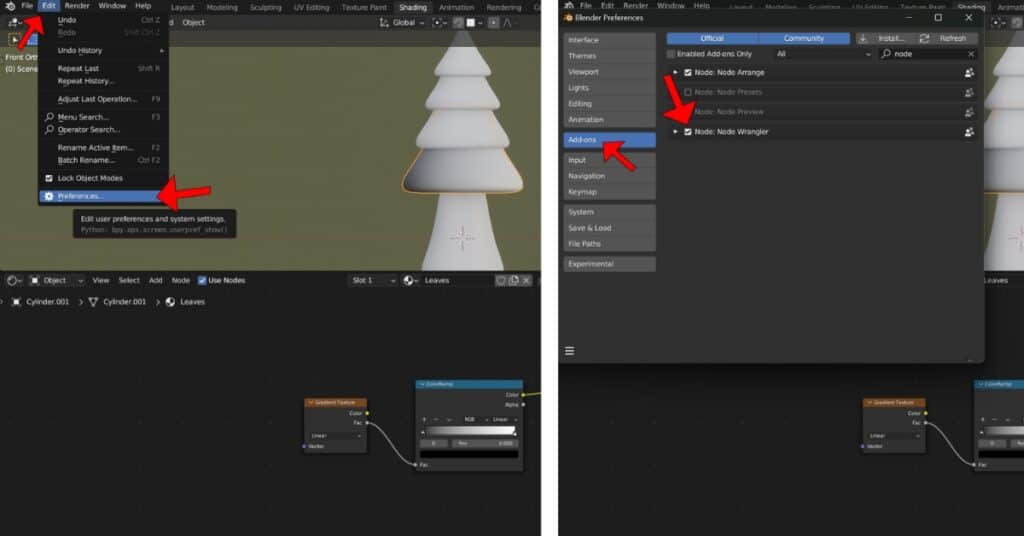 How to make a 3D tree in Blender - step 15