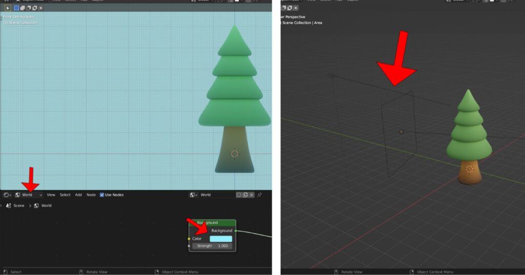 How to make a 3D tree in Blender - step 19