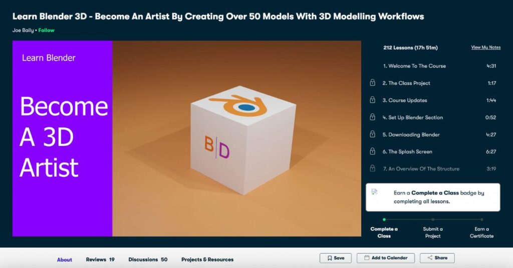 Learn Blender 3D Become An Artist