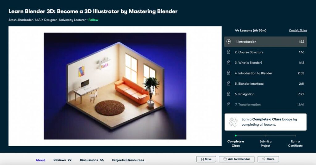 Learn Blender 3D: Become a 3D Illustrator by Mastering Blender