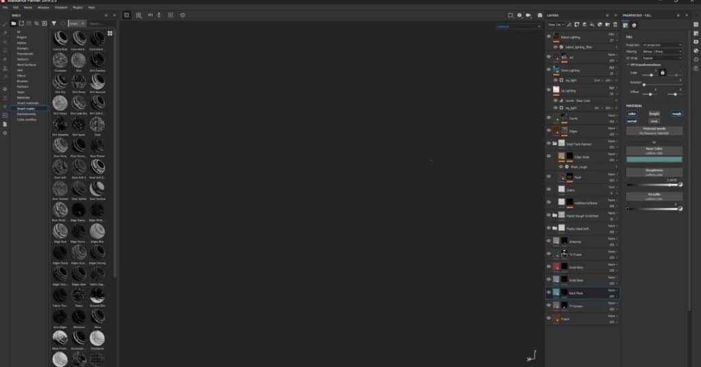 Quixel Mixer Interface