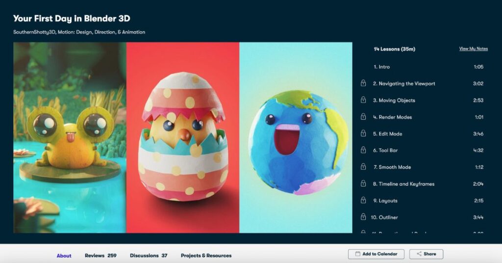 Your First Day in Blender 3D