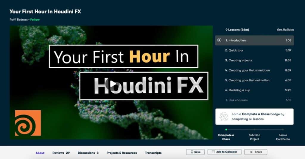Your First Hour In Houdini FX